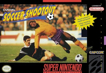 Capcom's Soccer Shootout (USA) box cover front